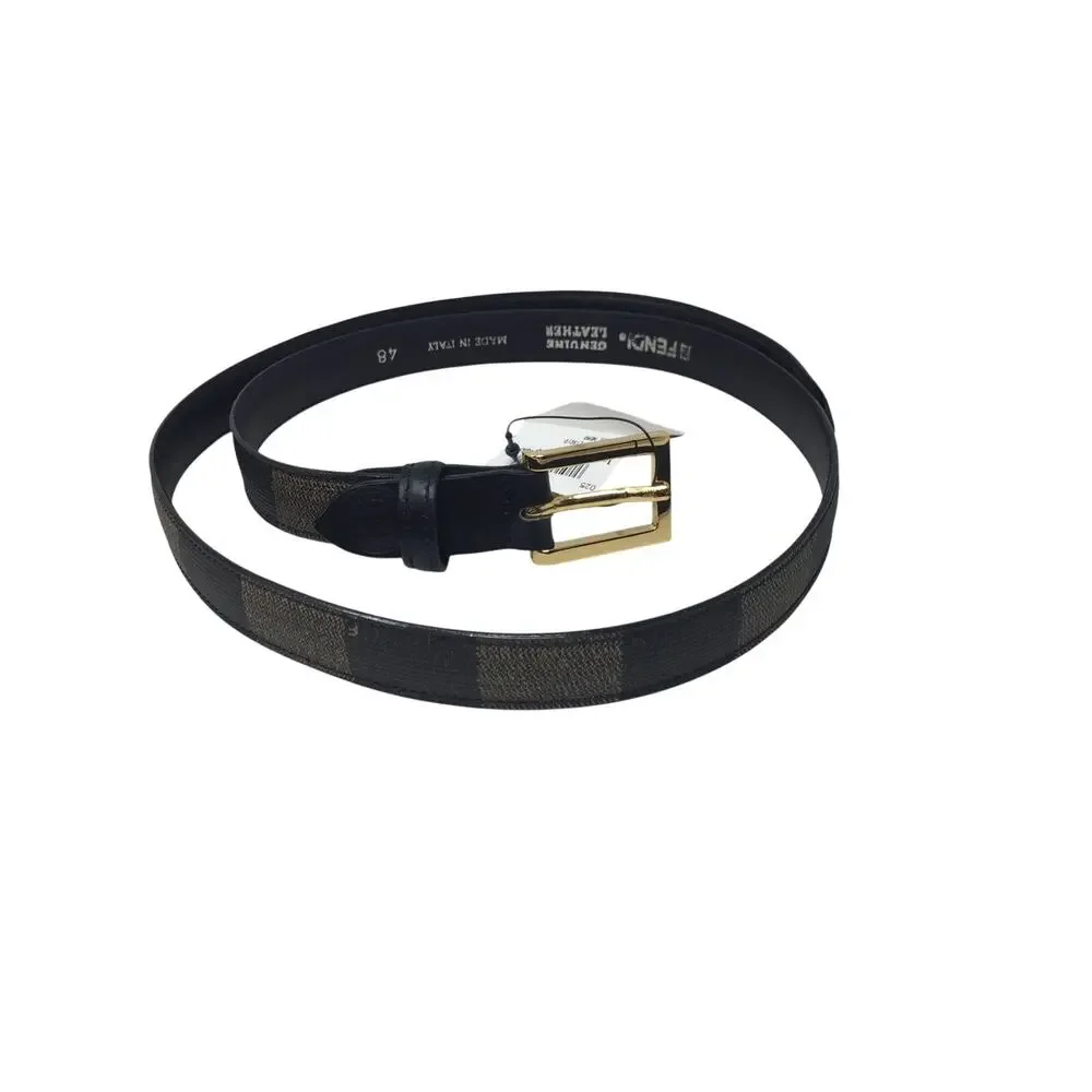Fendi Vintage Penguin Stripe Belt in Box with Tag